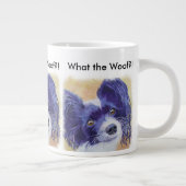 ZWART-WITTE PAPILLON GROTE KOFFIEKOP (Rechts)