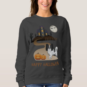 Zwart-Witte Papillon & Halloween Spokenhuis Trui