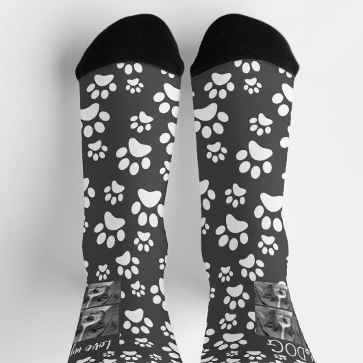 Zwart-witte, persoonlijke sockets - Afbeelding voo Sokken (Top)