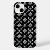 Zwart-witte pijl Tribal Print Case-Mate iPhone Case (Achterkant)