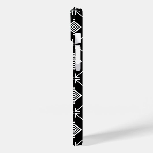 Zwart-witte pijl Tribal Print Case-Mate iPhone Case (Achterkant / Links)