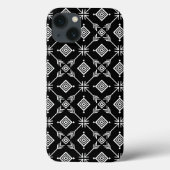 Zwart-witte pijl Tribal Print Case-Mate iPhone Case (Achterkant)