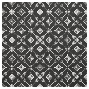 Zwart-witte pijl Tribal Print Stof