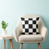 Zwart-witte Pillow Kussen (Stoel)