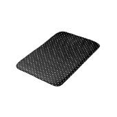 Zwart-witte poka Dot Bath Mat (Gekanteld)