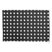 Zwart-witte poka Dot Pillowcase Kussensloop (Voorkant)