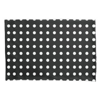 Zwart-witte poka Dot Pillowcase Kussensloop