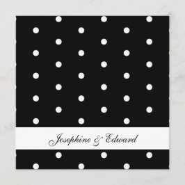 Zwart-witte poka Dots