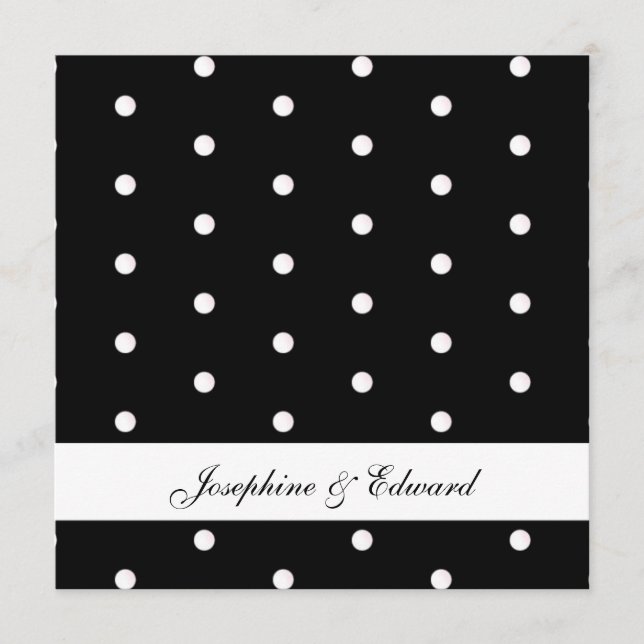 Zwart-witte poka Dots (Voorkant)