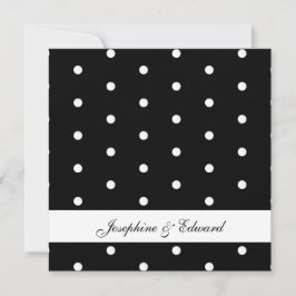 Zwart-witte poka Dots