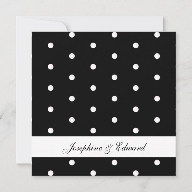 Zwart-witte poka Dots (Voorkant)