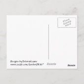 Zwart-witte poka Dots Briefkaart (Achterkant)