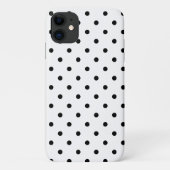 Zwart-witte poka Dots Case-Mate iPhone Case (Achterkant)