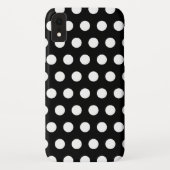 Zwart-witte poka Dots Case-Mate iPhone Case (Achterkant)