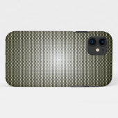 Zwart-witte poka Dots Case-Mate iPhone Case (Achterkant (horizontaal))
