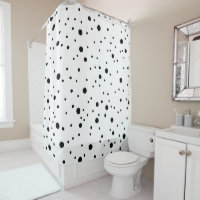 Zwart-witte poka Dots