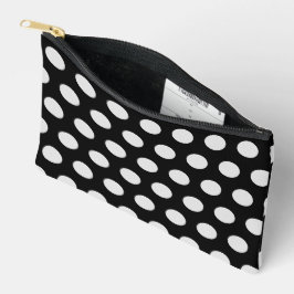 Zwart-witte poka Dots Etui