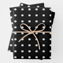 Zwart-witte poka Dots
