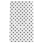 Zwart-witte poka Dots Klein Cadeauzakje (Voorkant)