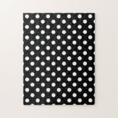 Zwart-witte poka Dots Legpuzzel (Verticaal)