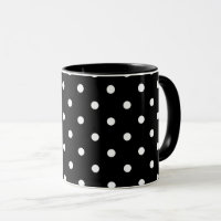 Zwart-witte poka Dots