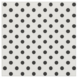Zwart-witte poka Dots Stof