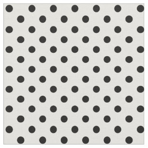 Zwart-witte poka Dots Stof