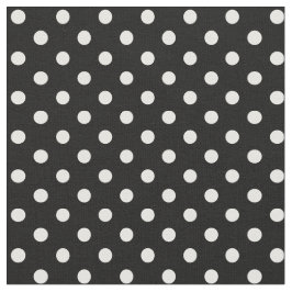 Zwart-witte poka Dots Stof