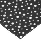 Zwart-witte poka Dots Tafelkleed (Gekanteld)