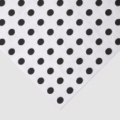 Zwart-witte poka Dots Tissuepapier (Detail)