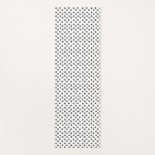 Zwart-witte poka Dots Yogamat (Voorkant)