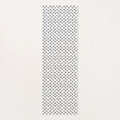 Zwart-witte poka Dots Yogamat (Achterkant)