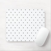 Zwart-witte pokadots muismat (Met muis)