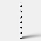 Zwart-witte pooldots, Daisy iPhone-tas Case-Mate iPhone Case (Achterkant / Links)