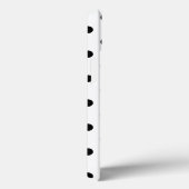 Zwart-witte pooldots, Daisy iPhone-tas Case-Mate iPhone Case (Achterkant / Rechts)