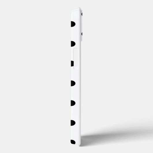 Zwart-witte pooldots, Daisy iPhone-tas Case-Mate iPhone Case (Achterkant / Rechts)