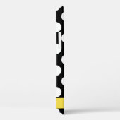 Zwart-witte pooldots, gedopt, Jouw naam Case-Mate iPhone Case (Achterkant / Rechts)