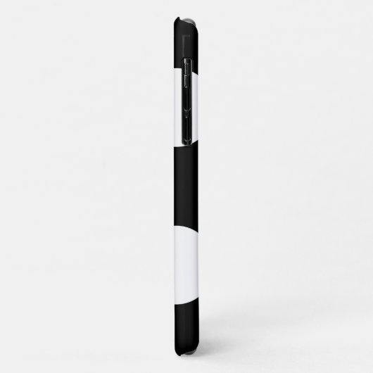 Zwart-witte pooldots, poolvlek Case-Mate iPhone case (Achterkant/links)