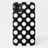 Zwart-witte pooldots, poolvlek Case-Mate iPhone case (Achterkant)