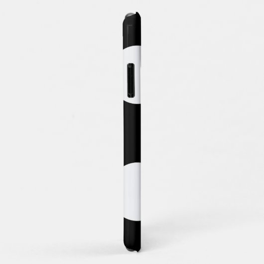 Zwart-witte pooldots, poolvlek Case-Mate iPhone case (Achterkant/rechts)