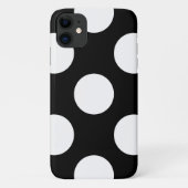 Zwart-witte pooldots, poolvlek Case-Mate iPhone case (Achterkant)