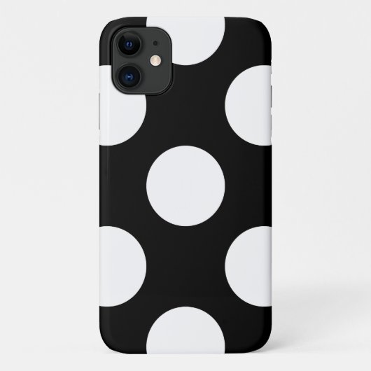 Zwart-witte pooldots, poolvlek Case-Mate iPhone case (Achterkant)