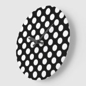 Zwart-witte pooldots, poolvlek grote klok (Hoek)