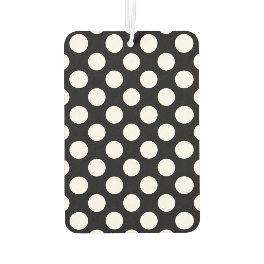 Zwart-witte pooldots, poolvlek luchtverfrisser (Achterkant)