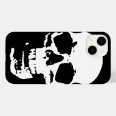 Zwart-witte Pop Kunst Stijlvolle wolk Case-Mate iPhone Case (Achterkant (horizontaal))
