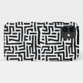 Zwart-witte Pop Kunstmazingspatroon Case-Mate iPhone Case (Achterkant (horizontaal))