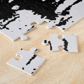 Zwart-witte Pop voor het Grote Kanaal van Venetië Legpuzzel (Zijkant)