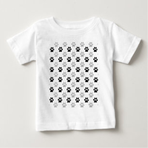 Zwart-witte puppy afdrukken