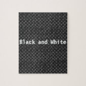 Zwart-witte puzzel legpuzzel (Verticaal)