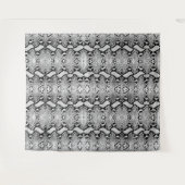 Zwart & Witte Python Slangenhuid Achtergrond Wandkleed (Voorkant (horizontaal))